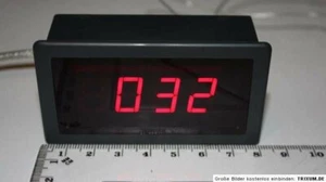 12 V Volt Thermometer Amperemeter Voltmeter Einbauanzeige mit Beleuchtung rot - Bild 1 von 5