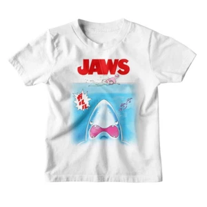 Jaws Chibi Anime Swimmer Kids T Shirt - Picture 1 of 3