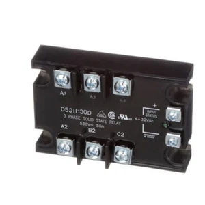 Crydom D53TP50D 3-Phase 50A/530V Solid State Relay - Black - Bild 1 von 4
