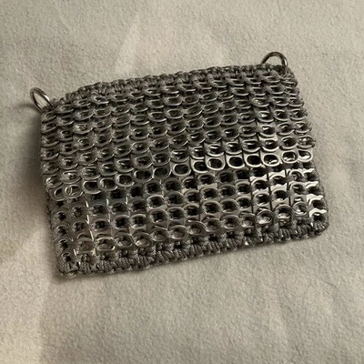 Clutch, Handtasche, Dosenlaschen, Pop Tabs, Handmade, Gehäkelt - Bild 1 von 4