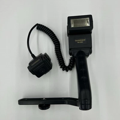 Quantaray  QB 6500A Flash And Bracket Vintage Used - Image 1 of 4