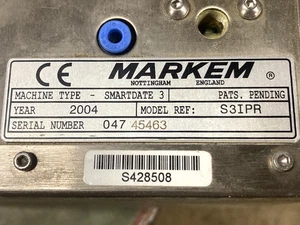 MARKEM SMARTDATE 3 Printer S3IPR Year: 2004 - Picture 1 of 6