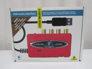 Behringer UCA222 U-CONTROL USB Audio Interface 2-In 2-Out from Japan F/S - Picture 1 of 12