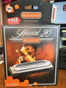 Hohner 560 Special 20 Progressive Series Harmonica B Flat 560PBX-BF - Picture 1 of 4