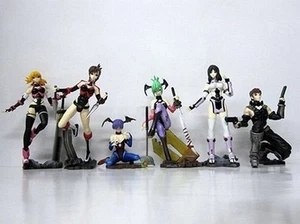 CRIMSON TEARS Set 6 Figure Gashapon SR SERIES Sexy Girls Originali YUJIN JAPAN - Picture 1 of 2