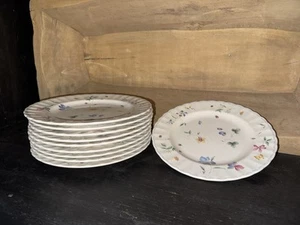 Mikasa Maxima Sorrento Flowers & Butterflies 8 1/4” Salad Plates (10) - Picture 1 of 3