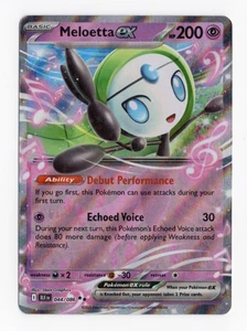 RareSV: Black Bolt - Meloetta ex 044/086 Double Rare Half Art Holo - NM - Picture 1 of 2