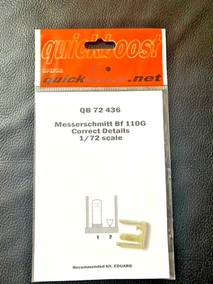 Messerschmitt Bf. 110G Correct Details 1:72 scale - Quickboost - Immagine 1 di 4