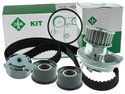 Zahnriemensatz Wasserpumpe Original INA Opel Astra F Vectra 1.8 2.0 X18XE X20XEV - Bild 1 von 4