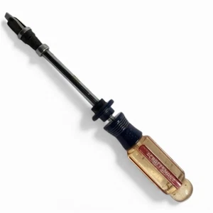 "Destornillador de sujeción de tornillo ranurado vintage Craftsman 1/4"" EE. UU. Pat. de eje de 5""" App - Imagen 1 de 12