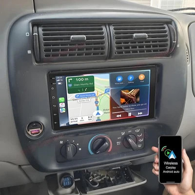 Radio estéreo para automóvil Ford Ranger 1998-2006 7" Android 15 Carplay GPS WIFI navegación Foto 1 de 4