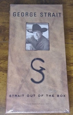 Strait Out of the Box 1995 (Four CD Set & Book) George Strait  Country ~ NEW Foto 1 de 4