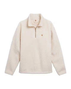 Dandy Del Mar Cusco 1/4-Reißverschluss Sweatshirt Pullover Herren XL elfenbeinfarben huckberry 198 $ - Bild 1 von 10