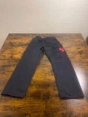 Pantalones deportivos Under Armour Storm polar negros y rojos holgados para niños YLG 1259695 Foto 1 de 2