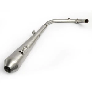 Mutt Fat Sabbath 125 EU4 17-20 Standard Brushed Complete Exhaust System no.1-A - Picture 1 of 6