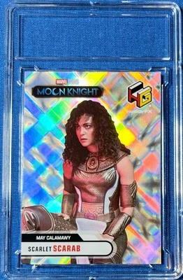 2024 UD Marvel Studios S1 MAY CALAMAWY as SCARLET SCARAB HG Moon Knight #HG-3 - Image 1 of 4