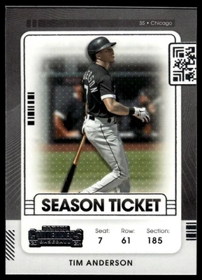 2021 Panini Contenders #90 Tim Anderson - Image 1 of 2