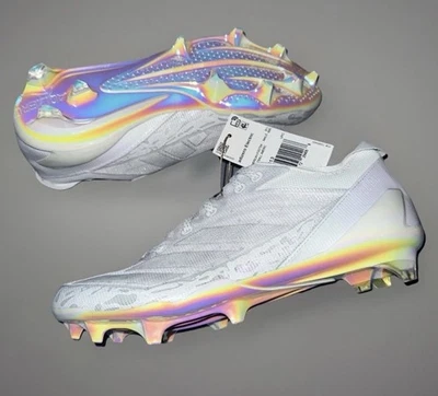 Botines de fútbol Adidas Adizero Electric Speed Juice talla 12 blancos para hombre NUEVO Foto 1 de 4