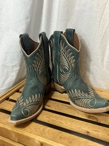 #8226. Circle G Damen türkis kurze Westernstiefel mit Stickerei. 8/8,5 NEU! - Bild 1 von 14