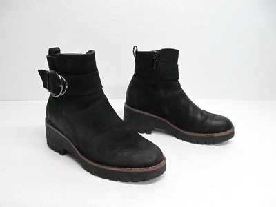 Bota de moda impermeable Blondo Dagger para mujer de cuero negro talla 8,5 M Foto 1 de 4