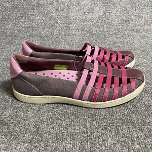 Ahnu By Teva North Point Purple Flats Women's Sz 11 Dark Plum Slip On Sneakers - Picture 1 of 10