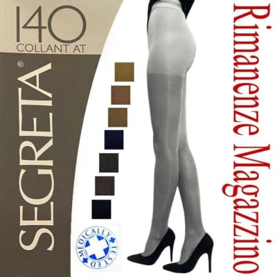 Collant 140 Den a compressione graduata calze donna sanitarie riposanti denari - Immagine 1 di 4