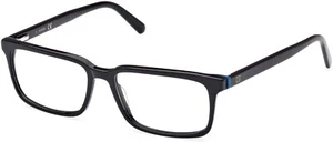 GUESS GU50068 001 Schwarz Kunststoff Optik Brille Brillengestell 54-15-145 GU 50068 RX - Bild 1 von 3