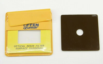 Tiffen iZumar - 2 5/8" Square Coral Center Spot Filter - Fair Glass - C1144 - Image 1 of 2