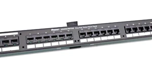 Panduit VP24382TV25Y Voice Patch Panel RJ45 to RJ21, 1 Pair 24 Port - Picture 1 of 2