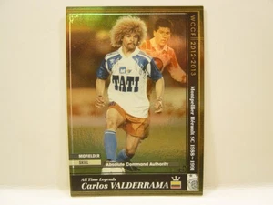 Panini WCCF 2012-13 ATLE Carlos Valderrama 1961 Colombia No.10 MON-HSC Legends - Picture 1 of 6