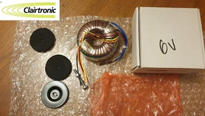 Toroidal Clairtronic Mains Power Transformer In 0-115V-230V Out 2 x 0-6V Fix Kit - Picture 1 of 8