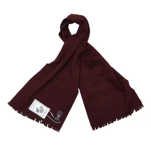 VINTAGE Schal Scarf 100% KASCHMIR Cashmere Burgunderrot Burgundy ca 130cm Menswe - Bild 1 von 6