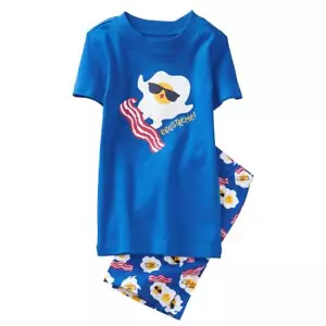 NWT Gymboree Boys Gymmies Pajama set eggs-treme many sizes shortie - Picture 1 of 1