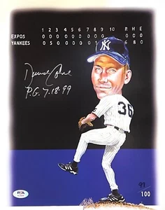 David Cone autographed inscribed 11x14 photo MLB New York Yankees PSA COA - Picture 1 of 1