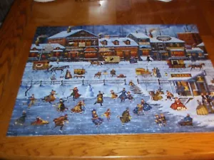 BOSTONIANS AND BEANS Charles Wysocki 1000 piece puzzle complete - Picture 1 of 7