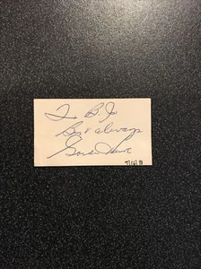Gordie Howe (d.2016) Signed Autographed Business Card JSA COA - Picture 1 of 3
