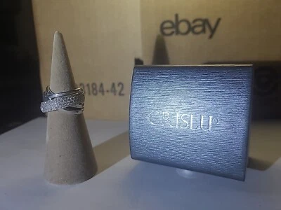Anillo Crislu plata esterlina joyería nuevo Foto 1 de 4