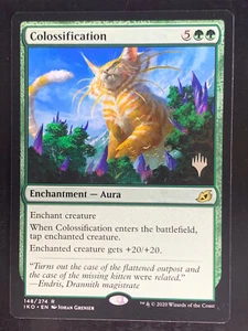 Colossification 148/274 Rare Promo Card Ikoria Lair of Behemoths MTG NonFoil - Picture 1 of 2
