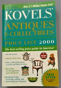 32nd edition Antiques & Collectibles Price List 2000 by Terry & Ralph Kovel PB - Picture 1 of 12