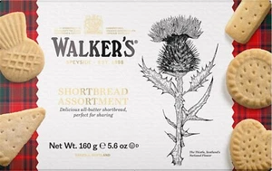 WALKERS ASSORTED SHORTBREAD 160g - Picture 1 of 2