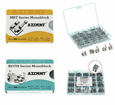 Dental Ortho Monoblock Metal Bracket MINI MBT/Roth 022 3-4-5 Hooks 1000Pcs/Pack