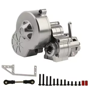 CNC Metal Transmission Cutoff Gearbox for 1/10 RC Crawler Car Axial SCX10 Wraith - Picture 1 of 16