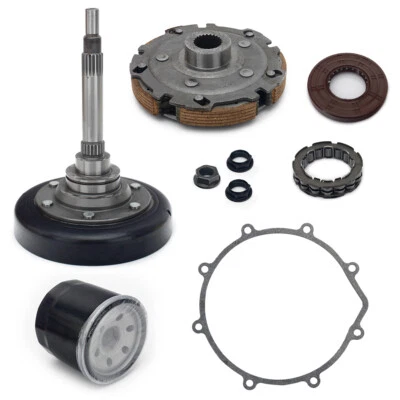 Para HiSUN HS 400 ATV UTV Massimo Almohadilla de embrague húmedo Zapata Tambor Carcasa Junta unidireccional Foto 1 de 4