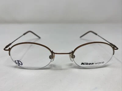 Marco de gafas Nikon KIDS Wave WA7214 0407 44-21-130 de metal marrón medio borde DB82 Foto 1 de 4