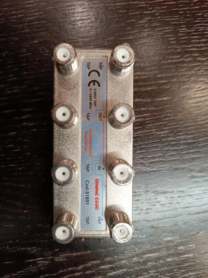 Emme Esse Derivatore induttivo direzionale 6 - WAY TAP -16dB 5-2400MHz - Immagine 1 di 1