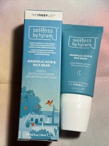 SELFLESS BY HYRAM MANDELIC ACID & RICE BRAN GENTLE EXFOLIATING SERUM 1 OZ BOXED - Picture 1 of 4