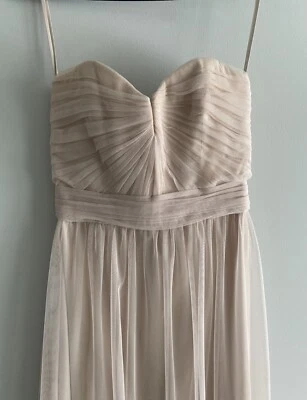 AMSALE Vestido Drapeado Tul Sin Tirantes Vestido Rubor Dama de honor TALLA 2 Foto 1 de 4