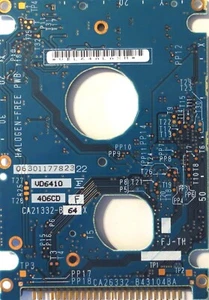 PCB IDE 60 GB MHV2060AT PL CA06557-B39100TW 09DE5A-000000A0 (CA25332-B43104BA) - Imagen 1 de 1