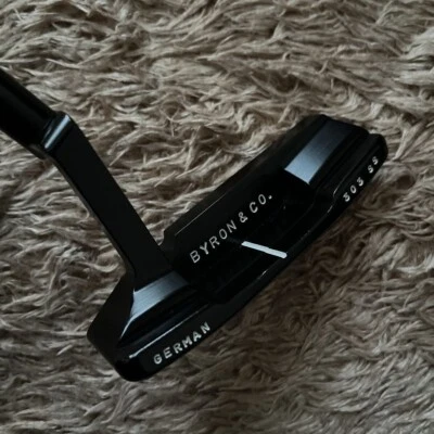 BYRON GSS Putter German stainless 33.5 inch 546g Black dyed gun blue Black satin - Image 1 of 4