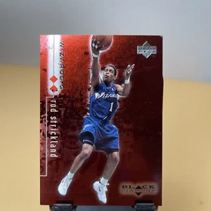 1998-99 Upper Deck ROD STRICKLAND Black Diamond /3000 Washington Wizards (JN14) - Picture 1 of 3